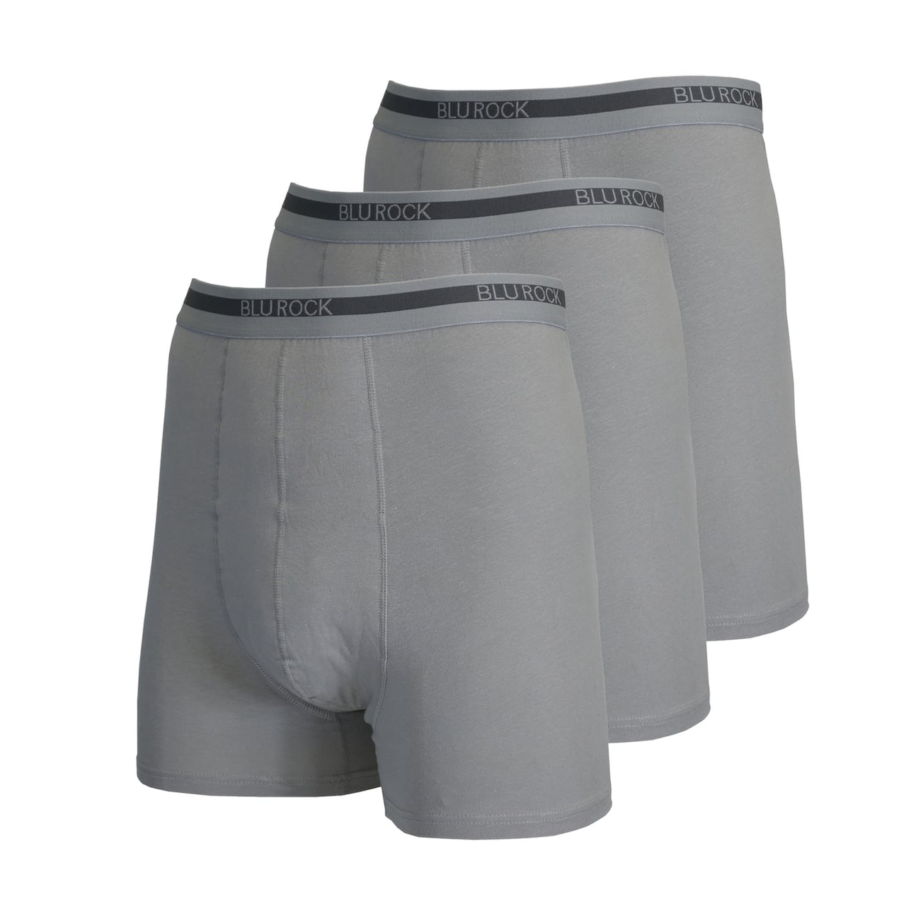 Galaxy by Harvic Men's Stretch Cotton Boxer Briefs 3 Pack